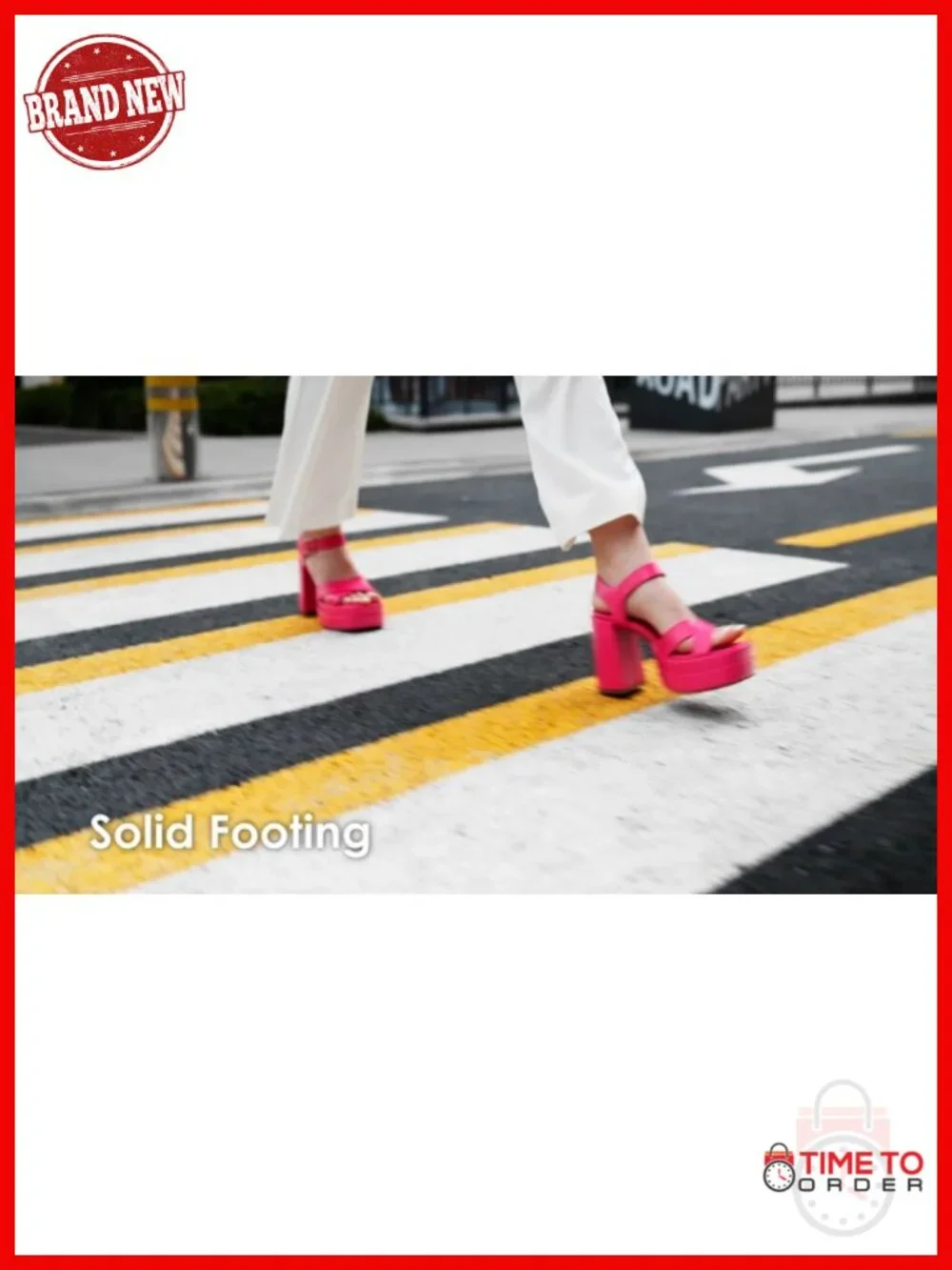 Platform Chunky Heels Square Open Toe Ankle Strap High Heeled Sandals Y2K Party